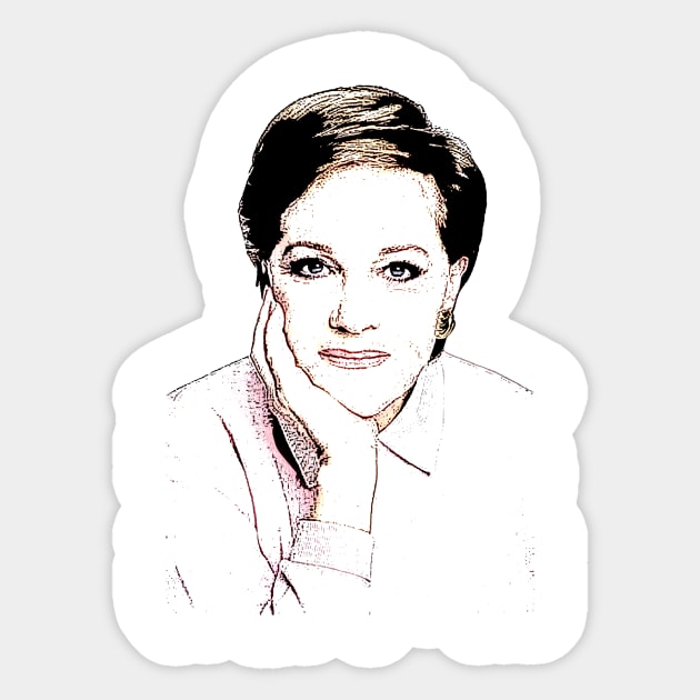 Julie Andrews Sticker by baranskini